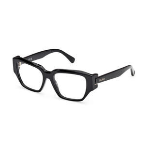 MaxMara MM5182 001 Acetate Black Square Optical Eyeglasses Women’s Designer
